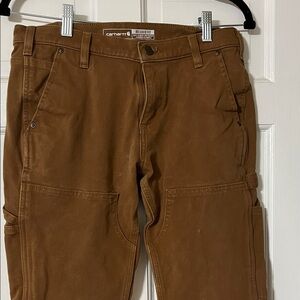 Carhartt Women’s Relaxed Fit Cargo Pants in Brown